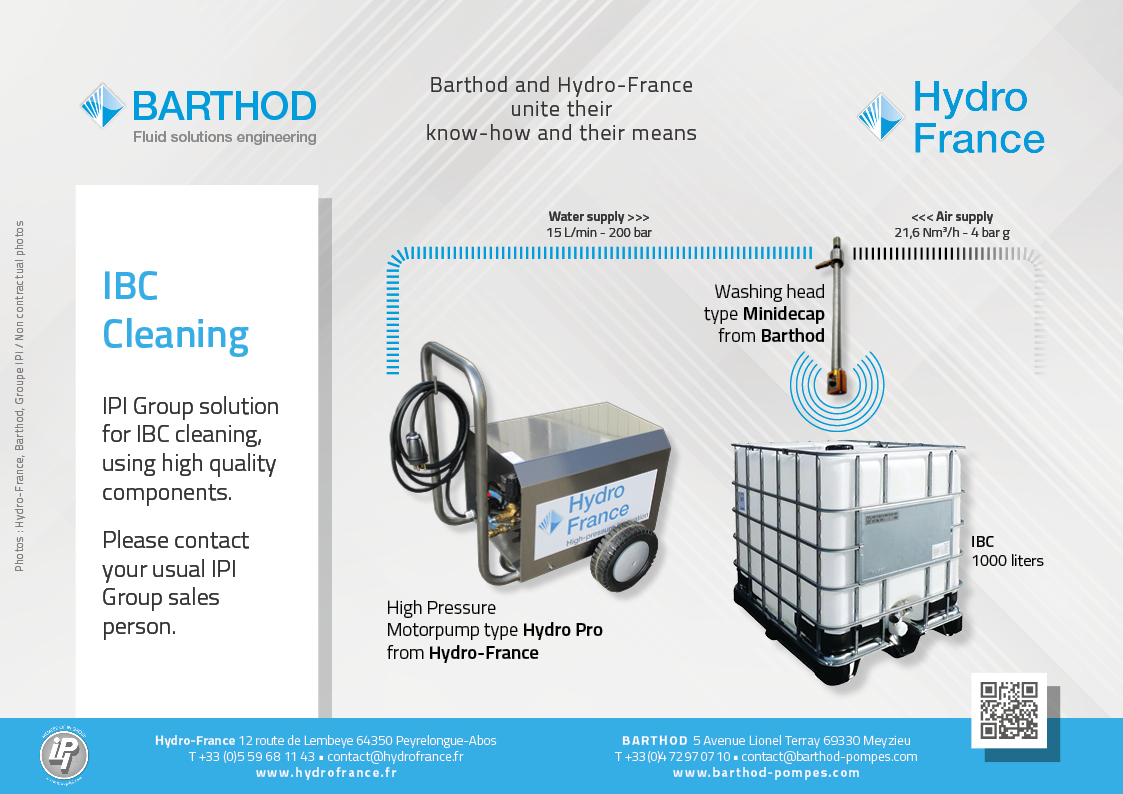 IBC Cleaning HydroFrance
